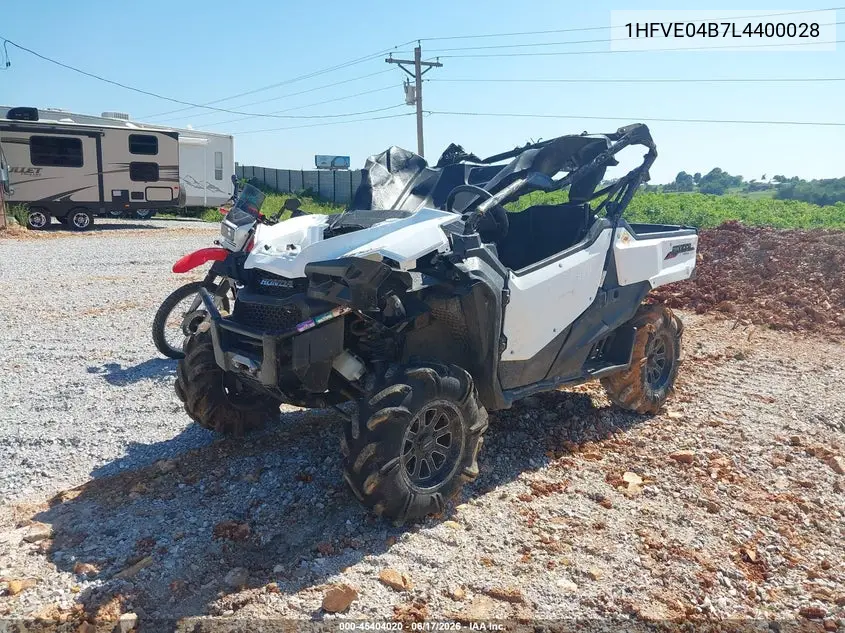 2020 Honda Sxs1000 M3 VIN: 1HFVE04B7L4400028 Lot: 45404020