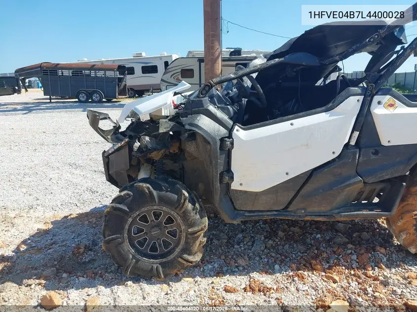 2020 Honda Sxs1000 M3 VIN: 1HFVE04B7L4400028 Lot: 45404020