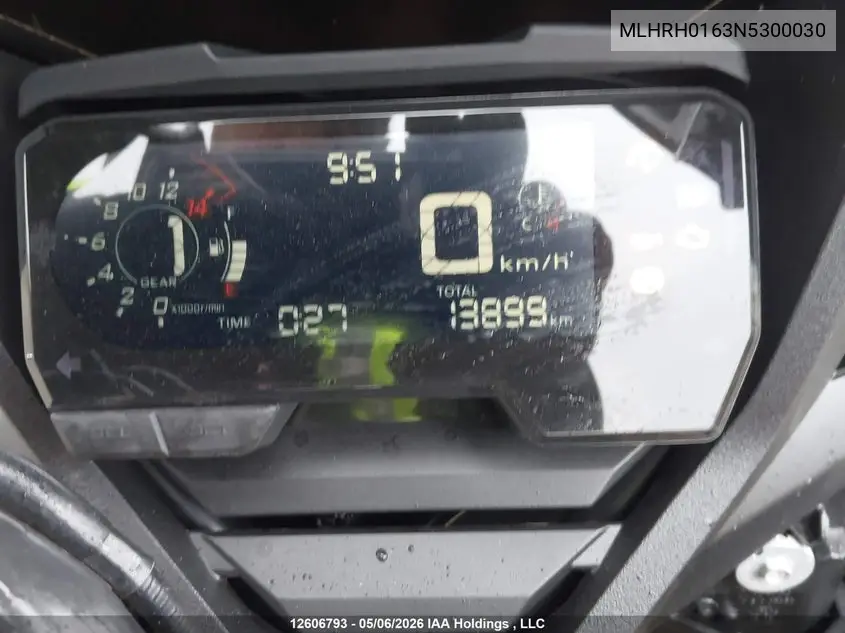 2022 Honda Cbr650 Ra VIN: MLHRH0163N5300030 Lot: 12606793