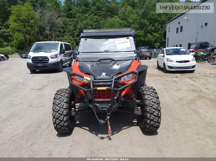 2022 Honda Sxs1000 S2X VIN: 1HFVE0515N4300230 Lot: 45368346