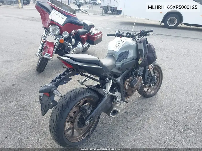 2024 Honda Cb650 R VIN: MLHRH165XR5000125 Lot: 45227792