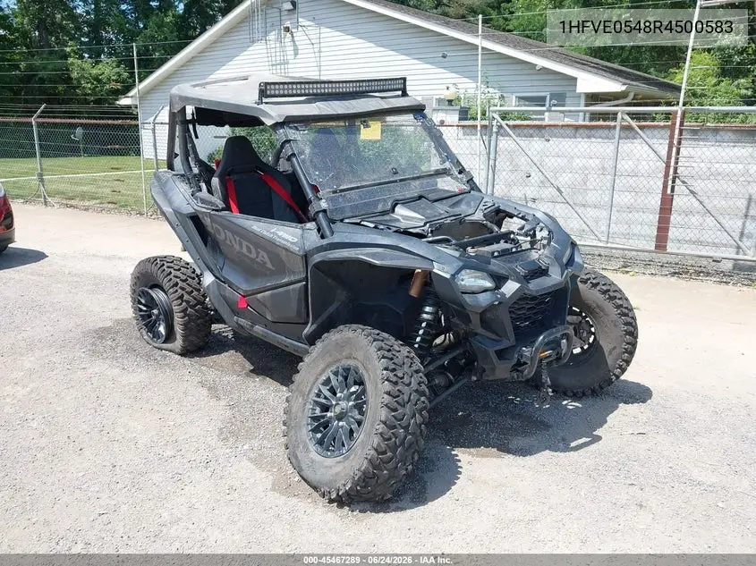 2024 Honda Sxs1000 S2R VIN: 1HFVE0548R4500583 Lot: 45467289