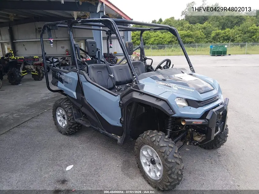 2024 Honda Sxs1000 M5 VIN: 1HFVE0429R4802013 Lot: 45490054