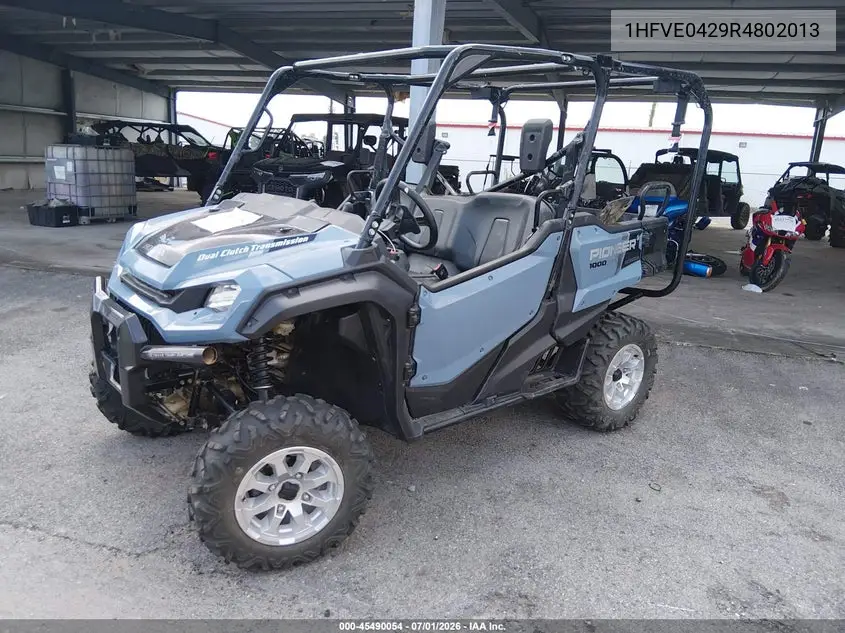 2024 Honda Sxs1000 M5 VIN: 1HFVE0429R4802013 Lot: 45490054