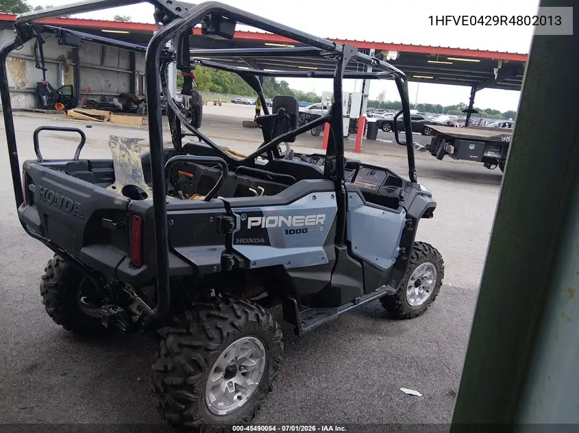 2024 Honda Sxs1000 M5 VIN: 1HFVE0429R4802013 Lot: 45490054