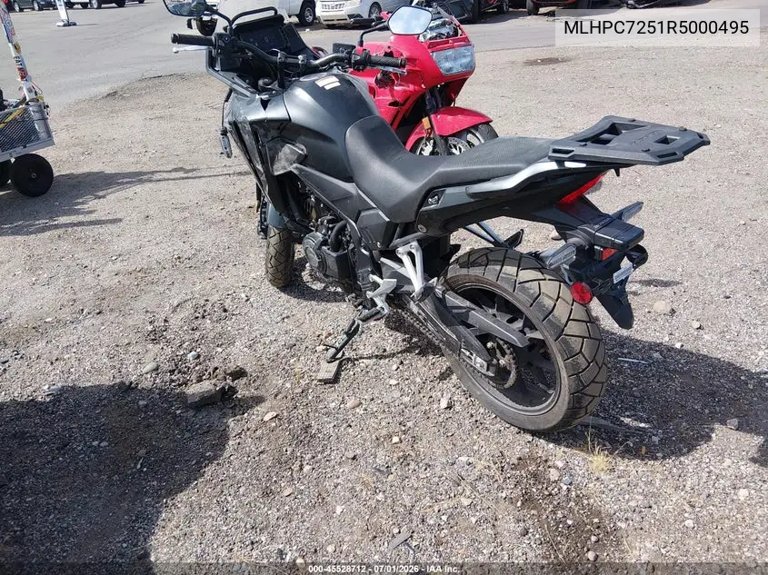 2024 Honda Cb500 Xa VIN: MLHPC7251R5000495 Lot: 45528712