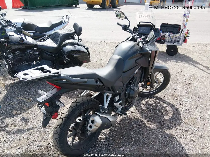 2024 Honda Cb500 Xa VIN: MLHPC7251R5000495 Lot: 45528712