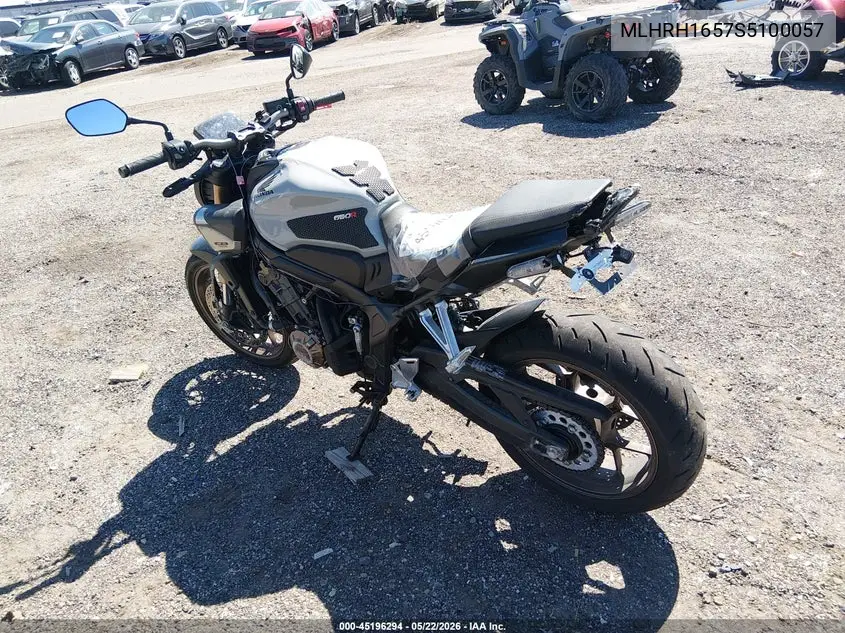 2025 Honda Cb650 R VIN: MLHRH1657S5100057 Lot: 45196294