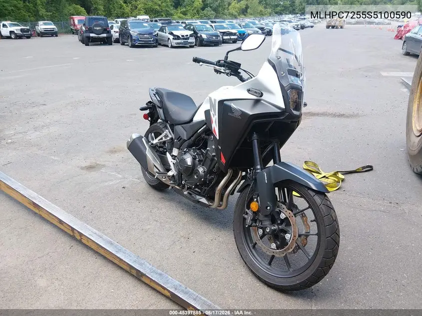 2025 Honda Cb500 Xa VIN: MLHPC7255S5100590 Lot: 45397885
