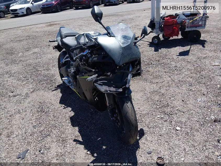 2026 Honda Cbr650 R VIN: MLHRH1556T5200976 Lot: 45388138