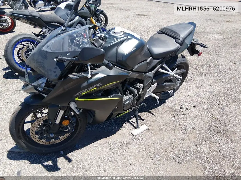2026 Honda Cbr650 R VIN: MLHRH1556T5200976 Lot: 45388138