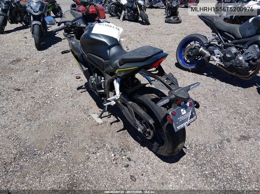2026 Honda Cbr650 R VIN: MLHRH1556T5200976 Lot: 45388138