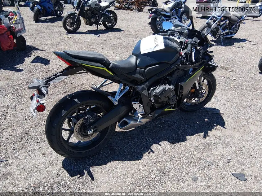 2026 Honda Cbr650 R VIN: MLHRH1556T5200976 Lot: 45388138