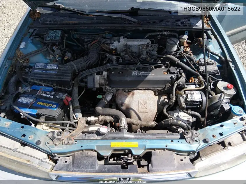 1991 Honda Accord Ex VIN: 1HGCB9860MA015622 Lot: 45201813