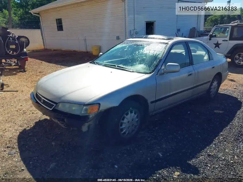 1997 Honda Accord Ex VIN: 1HGCD5666VA216383 Lot: 45383145