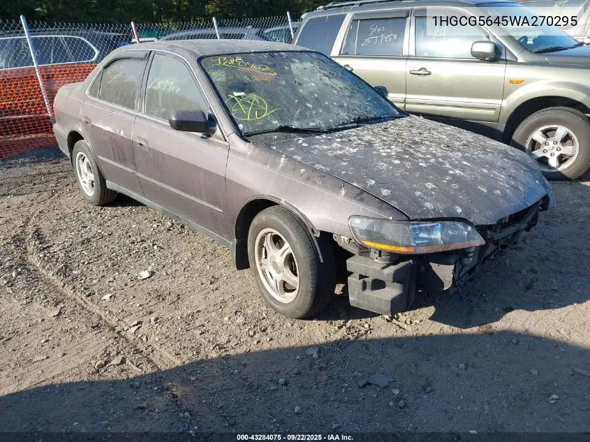 1HGCG5645WA270295 1998 Honda Accord Lx