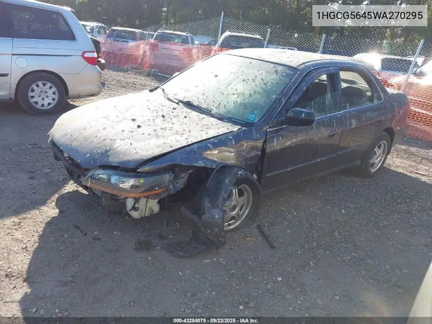 1HGCG5645WA270295 1998 Honda Accord Lx