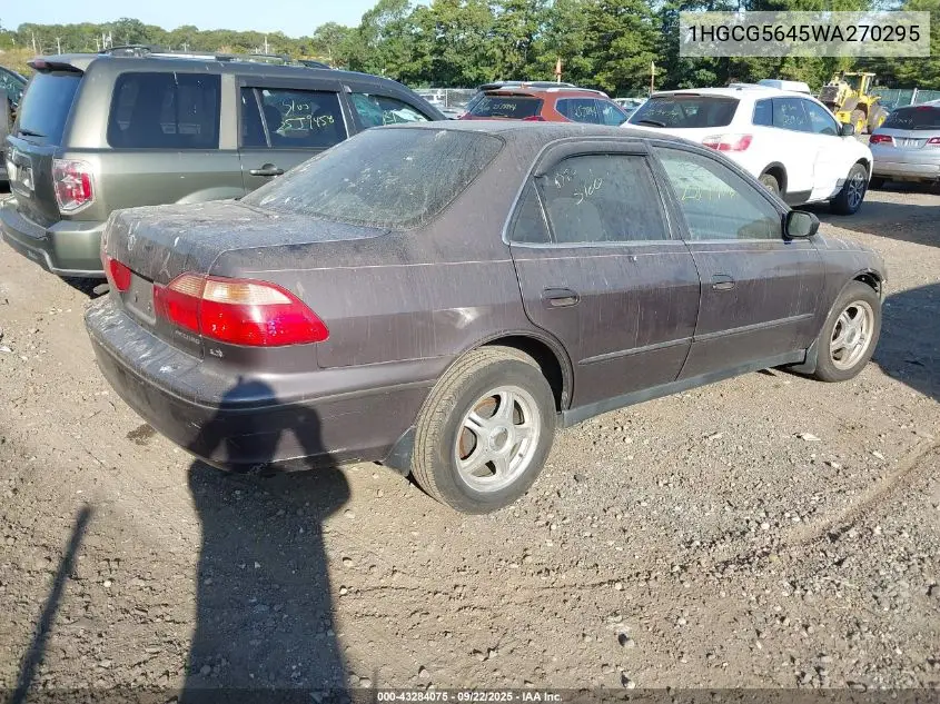 1HGCG5645WA270295 1998 Honda Accord Lx