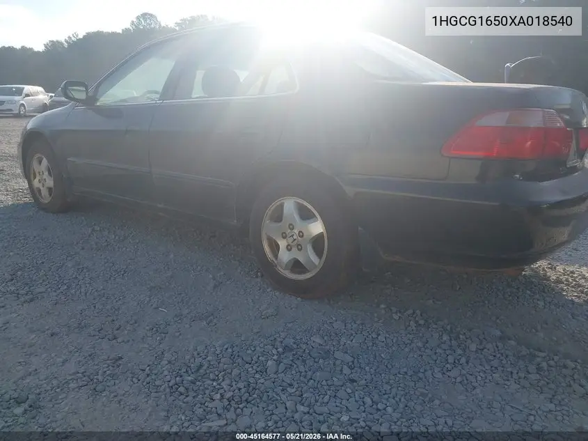1999 Honda Accord Ex V6 VIN: 1HGCG1650XA018540 Lot: 45164577