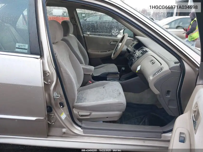 1HGCG66871A034698 2001 Honda Accord 2.3 Ex