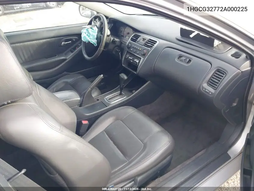 1HGCG32772A000225 2002 Honda Accord 2.3 Ex