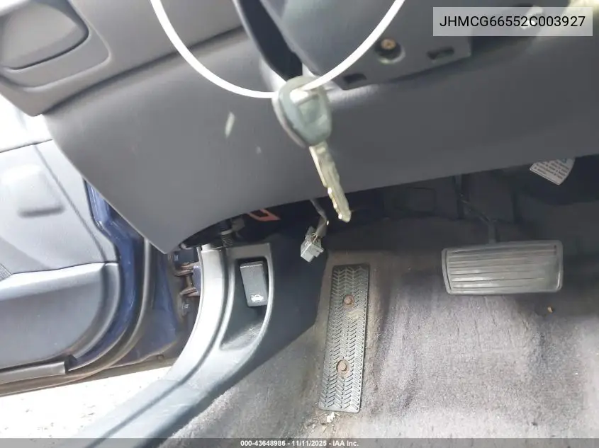 JHMCG66552C003927 2002 Honda Accord 2.3 Lx