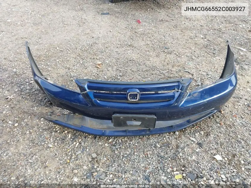 JHMCG66552C003927 2002 Honda Accord 2.3 Lx
