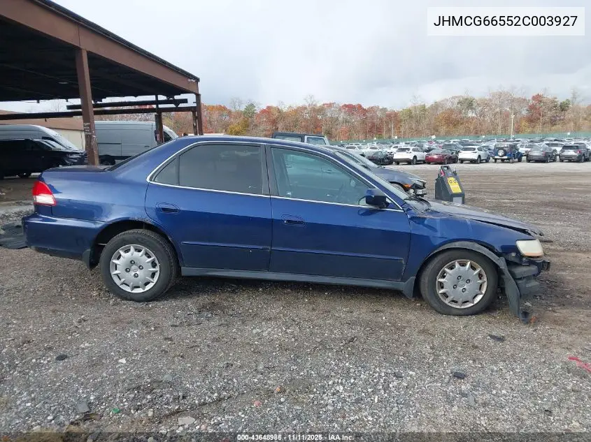 JHMCG66552C003927 2002 Honda Accord 2.3 Lx