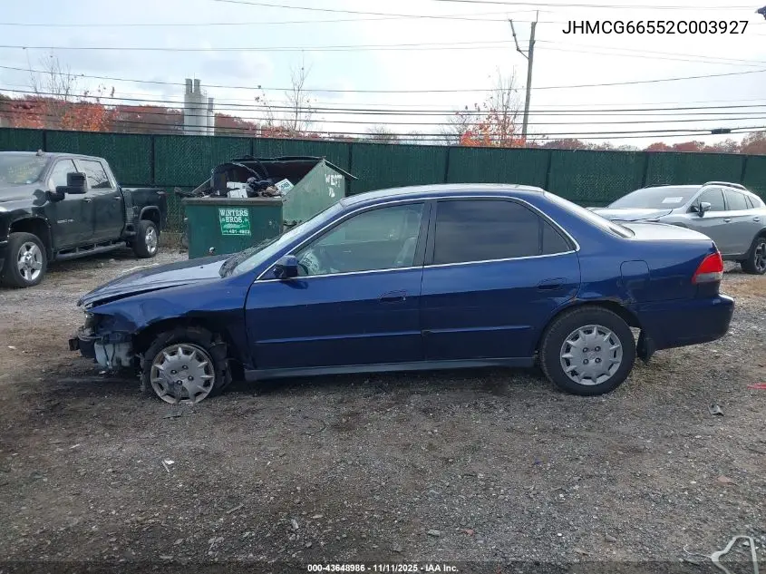 JHMCG66552C003927 2002 Honda Accord 2.3 Lx