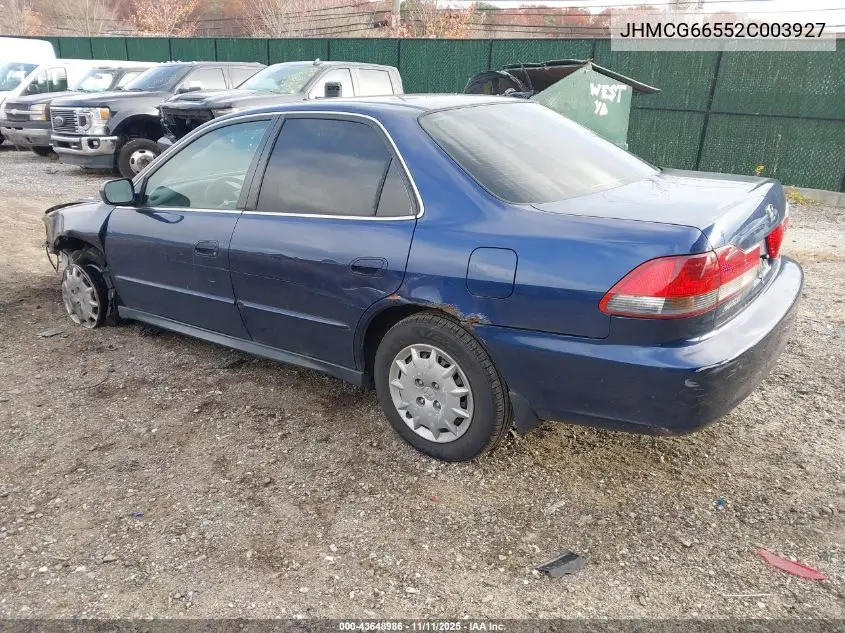 JHMCG66552C003927 2002 Honda Accord 2.3 Lx