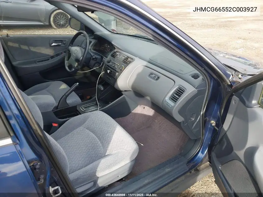 JHMCG66552C003927 2002 Honda Accord 2.3 Lx