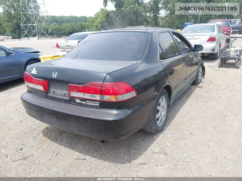 2002 Honda Accord 2.3 Se VIN: JHMCG56762C021185 Lot: 45662077