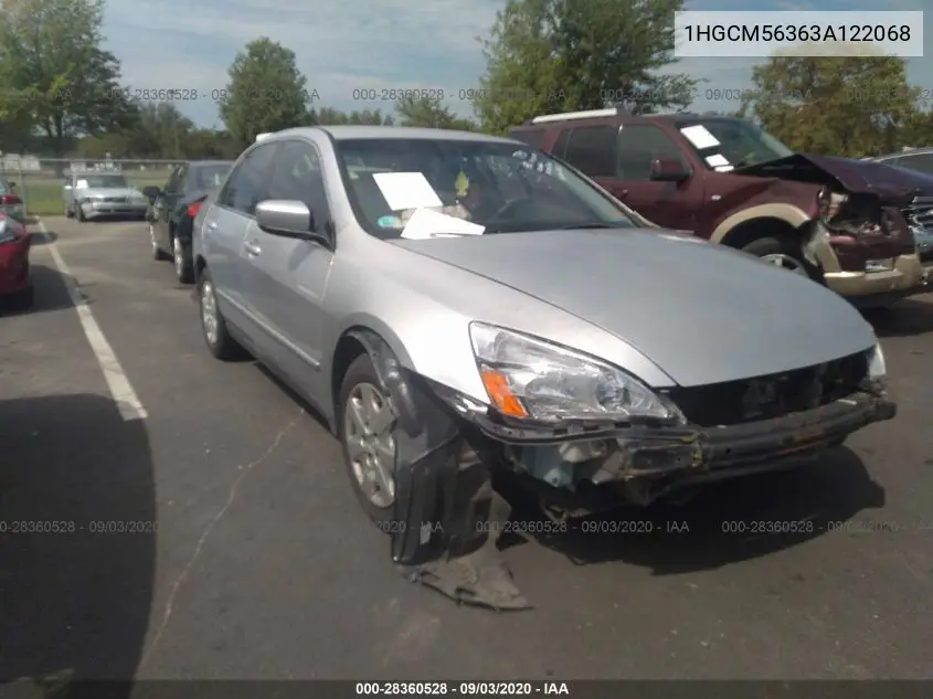1HGCM56363A122068 2003 Honda Accord 2.4 Lx