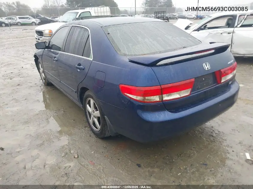 JHMCM56693C003085 2003 Honda Accord 2.4 Ex