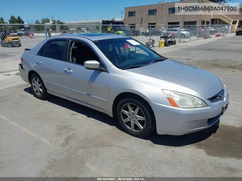 1HGCM66563A047900 2003 Honda Accord 3.0 Ex