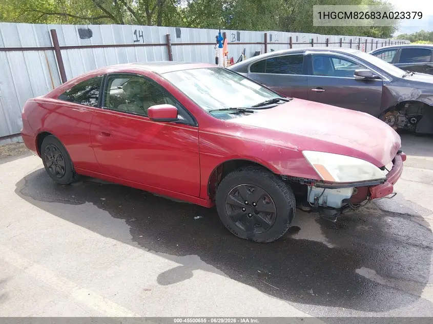 1HGCM82683A023379 2003 Honda Accord 3.0 Ex
