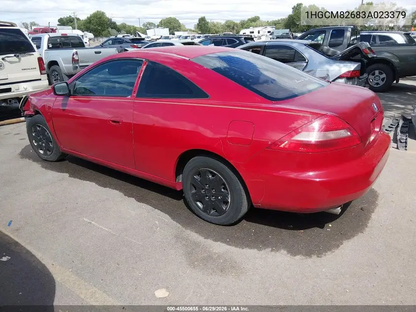 1HGCM82683A023379 2003 Honda Accord 3.0 Ex