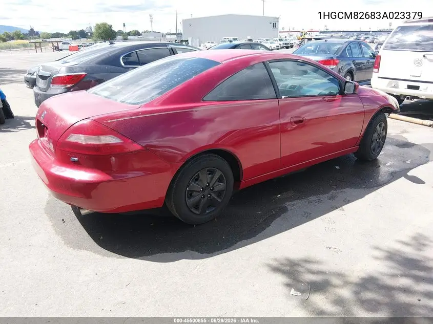 1HGCM82683A023379 2003 Honda Accord 3.0 Ex