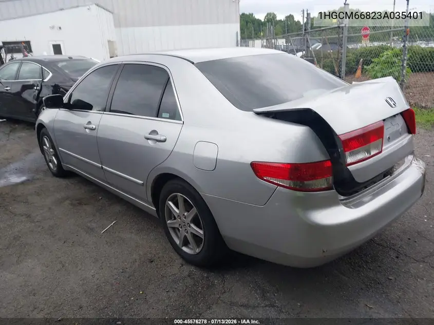 2003 Honda Accord 3.0 Ex VIN: 1HGCM66823A035401 Lot: 45576278