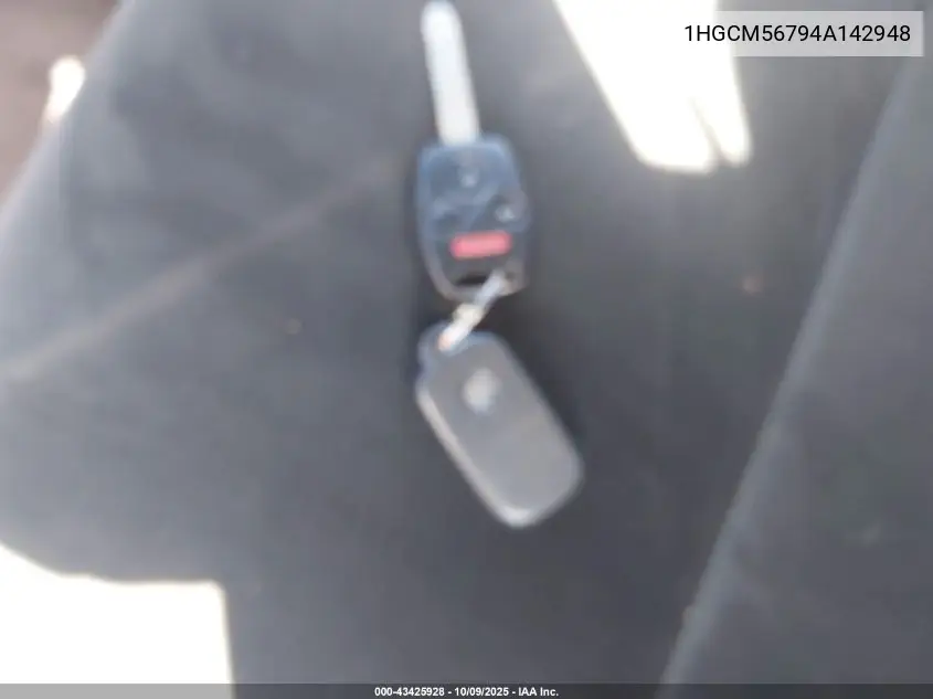 1HGCM56794A142948 2004 Honda Accord 2.4 Ex