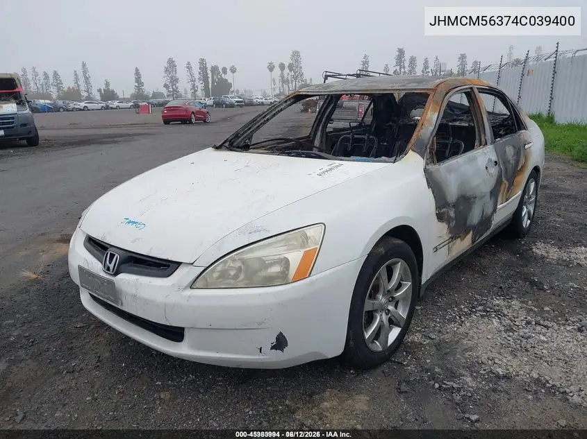 JHMCM56374C039400 2004 Honda Accord 2.4 Lx