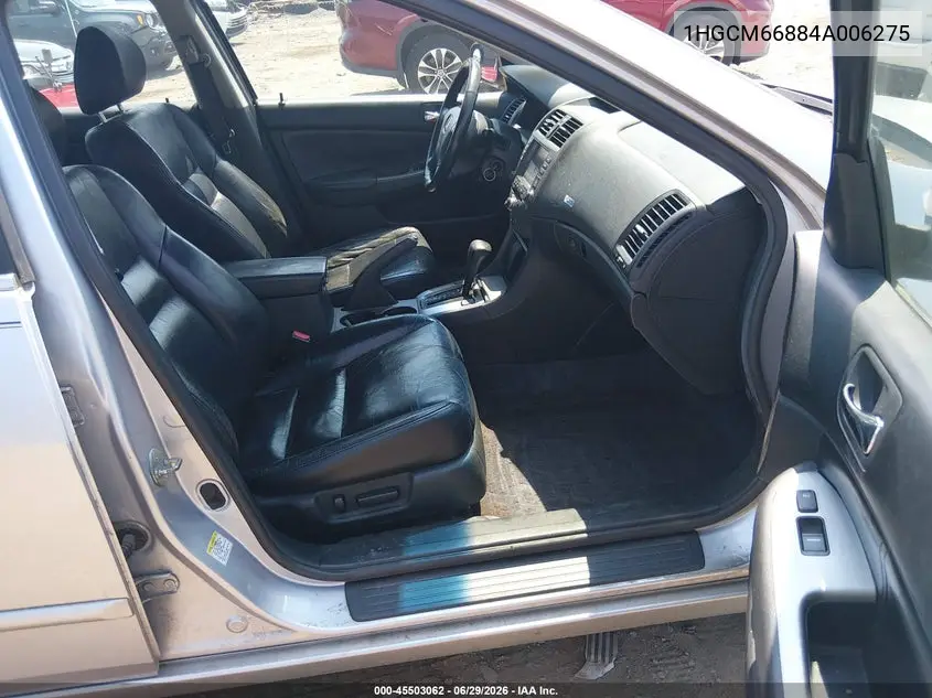 2004 Honda Accord 3.0 Ex VIN: 1HGCM66884A006275 Lot: 45503062