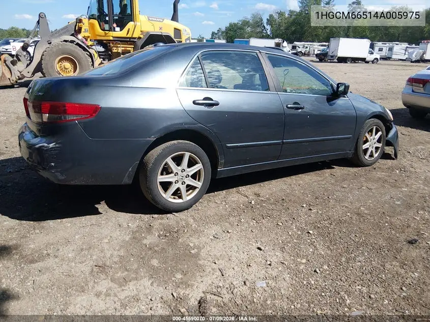 2004 Honda Accord 3.0 Ex VIN: 1HGCM66514A005975 Lot: 45590070