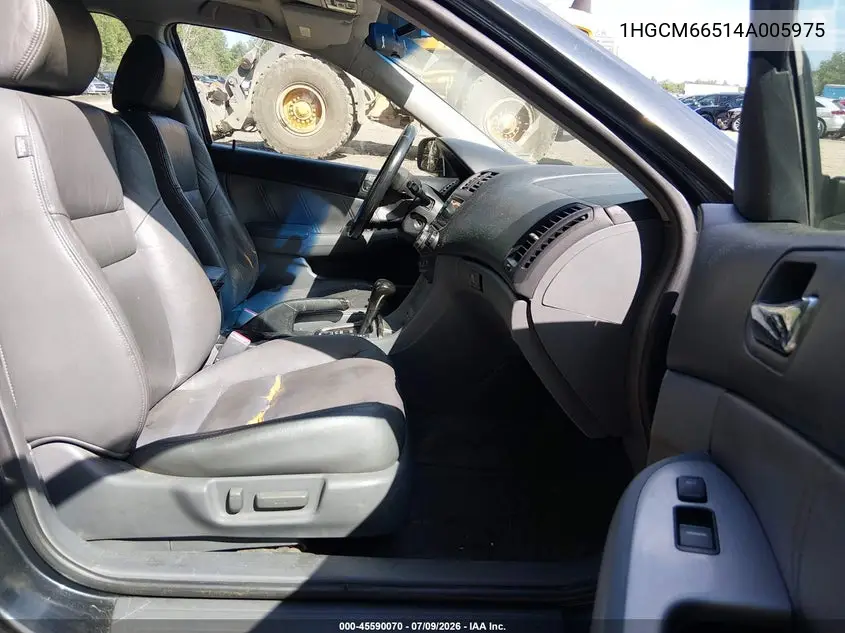 2004 Honda Accord 3.0 Ex VIN: 1HGCM66514A005975 Lot: 45590070