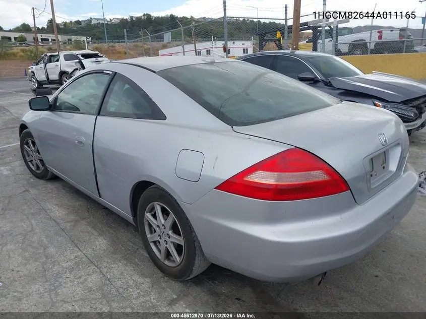 2004 Honda Accord 3.0 Ex VIN: 1HGCM82644A011165 Lot: 45612970