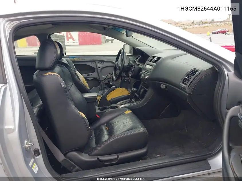 2004 Honda Accord 3.0 Ex VIN: 1HGCM82644A011165 Lot: 45612970