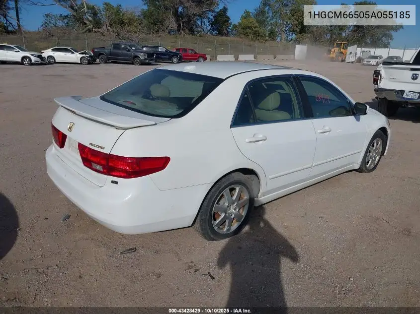 1HGCM66505A055185 2005 Honda Accord 3.0 Ex