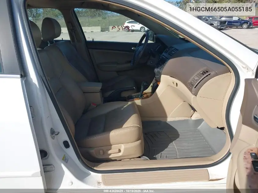 1HGCM66505A055185 2005 Honda Accord 3.0 Ex