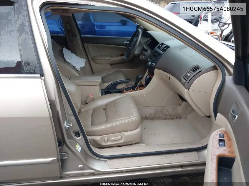 1HGCM66575A080245 2005 Honda Accord 3.0 Ex