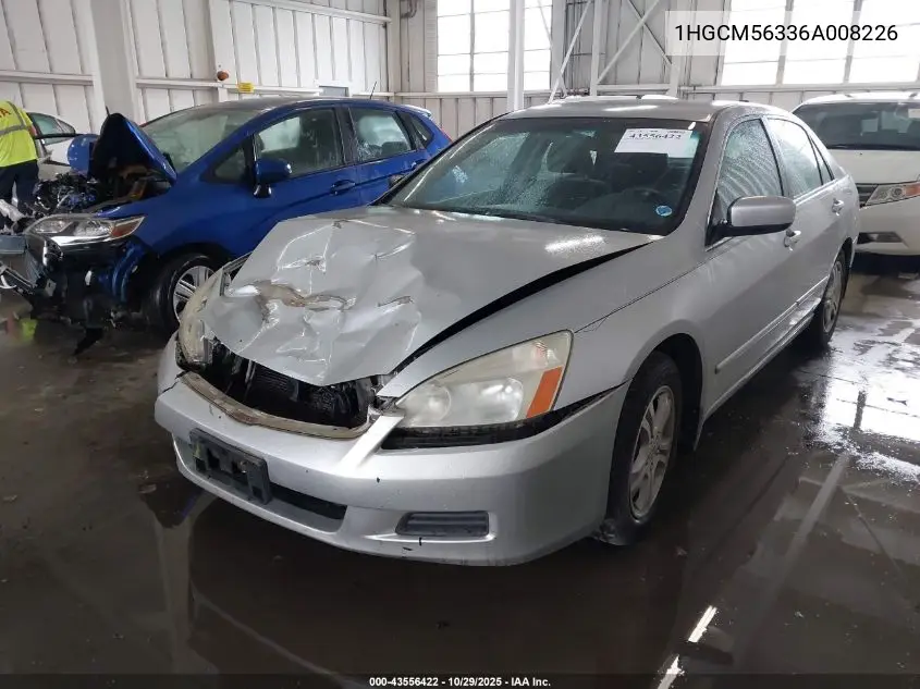 1HGCM56336A008226 2006 Honda Accord 2.4 Se